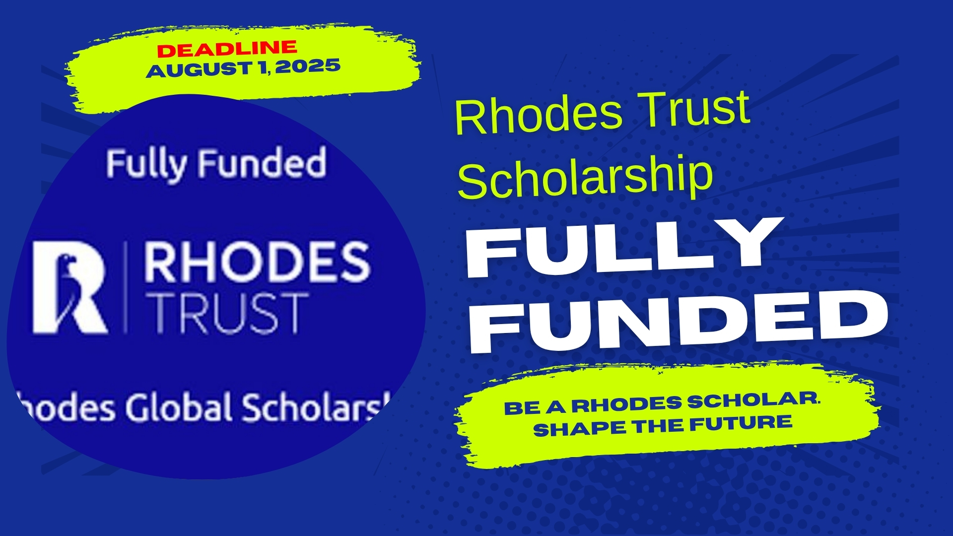 Rhodes Trust Scholarship