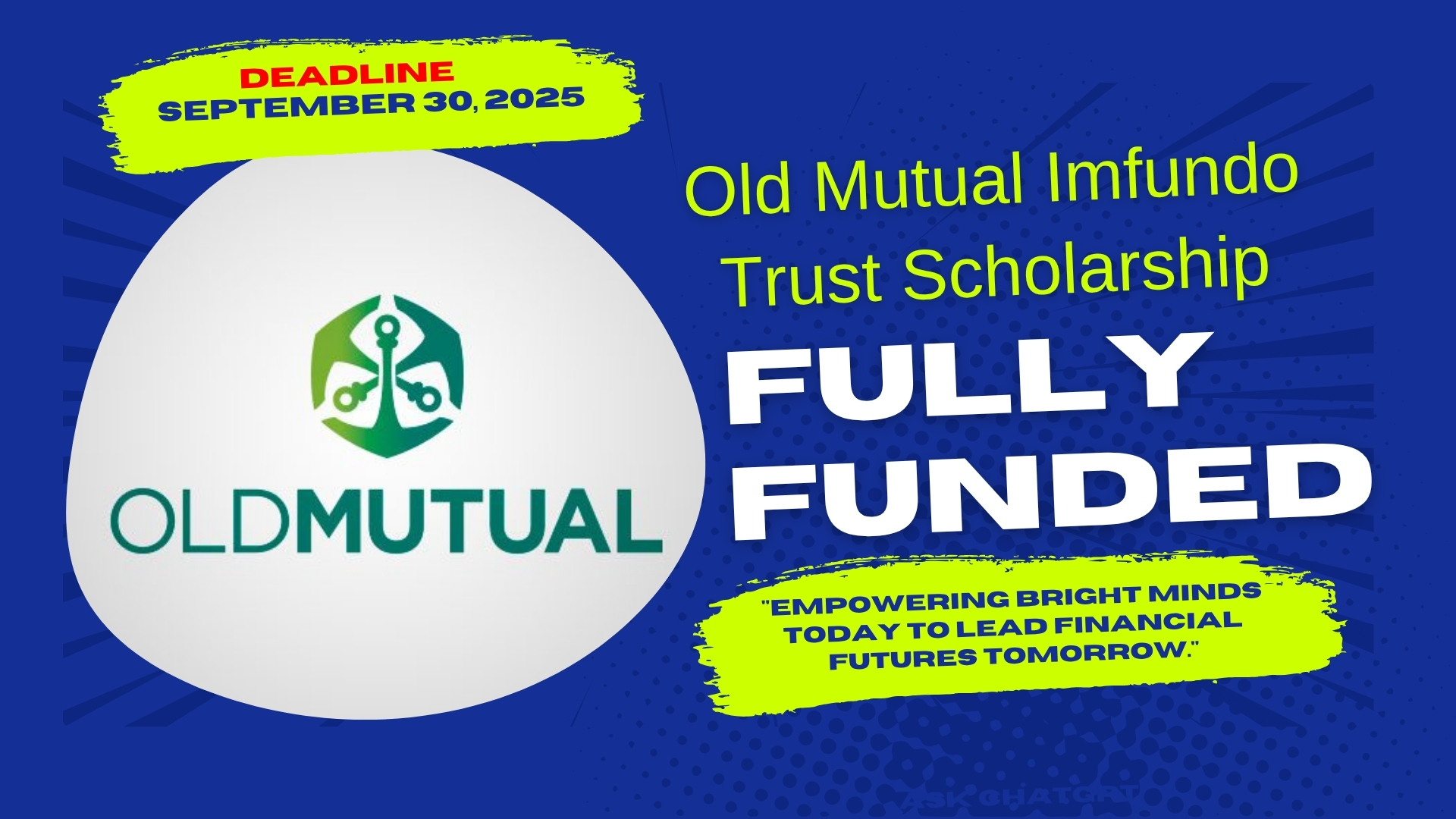 Old Mutual Imfundo Trust Scholarship