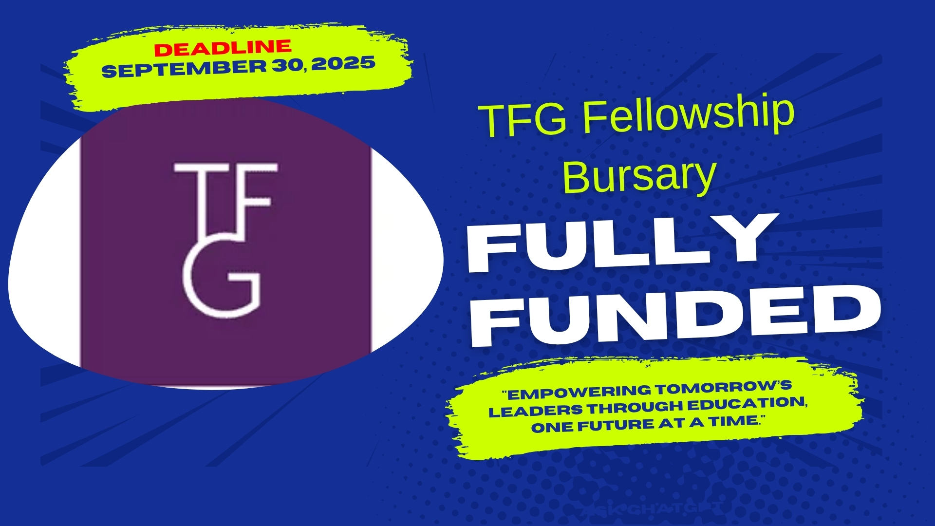 TFG Fellowship Bursary